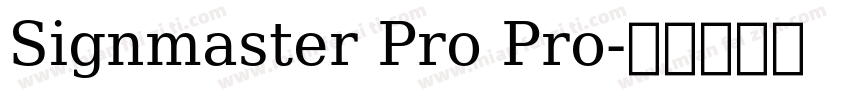 Signmaster Pro Pro字体转换